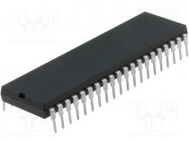 PIC microcontroller, EEPROM 256B, SRAM 512B, 32MHz, THT, DIP40