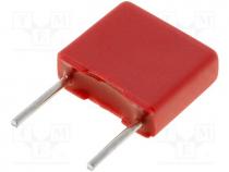 Capacitor  polyester, 10nF, 40VAC, 63VDC, Pitch 5mm, 10%