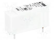 Relay  electromagnetic, SPDT, Ucoil 18VDC, 8A/250VAC, 8A/24VDC, 8A
