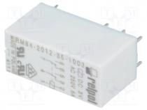 Relay  electromagnetic, DPDT, Ucoil 3VDC, 8A/250VAC, 8A/24VDC, 8A