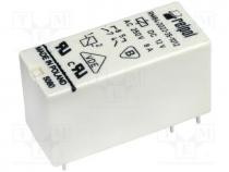 Relay  electromagnetic, DPST-NO, Ucoil 12VDC, 8A/250VAC, 8A/24VDC