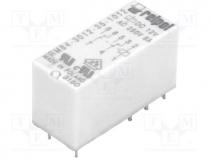 Relay  electromagnetic, DPDT, Ucoil 12VDC, 8A/250VAC, 8A/24VDC, 8A
