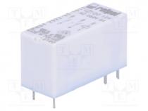 Relay  electromagnetic, DPST-NO, Ucoil 12VDC, 8A/250VAC, 8A/24VDC
