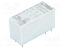 Relay  electromagnetic, DPST-NO, Ucoil 24VDC, 8A/250VAC, 8A/24VDC