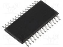 Integrated circuit  transceiver, RS232, 1Mbps, TSSOP28, 3÷5.5VDC