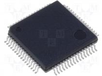 ARM Cortex M3 microcontroller, Flash 64kx8bit, LQFP64, RAM 16kB