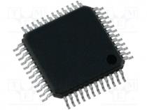 A/D converter, Channels 6, 12bit, 500ksps, 4.75÷5.25VDC, TQFP48