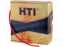 Heatsink sleeve 4.8mm red box 7.5m