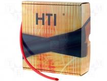 Heatsink sleeve 6.4mm red box 7.5m