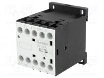 Contactor 3-pole, Auxiliary contacts  NC, 230VAC, 12A, NO x3, DIN