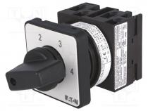 Switch  disconnector, 4-position, 20A, 1-2-3-4, Poles no 1, 6.5kW