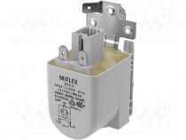 Filter  anti-interference, mains, 250VAC, 1mH, Cx 0.47uF, Cy 27nF