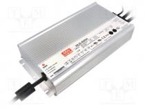 Pwr sup.unit  switched-mode, LED, 600.6W, 42VDC, 35.7÷44.1VDC