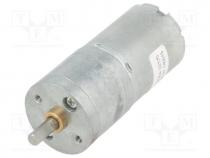 Motor  DC, with gearbox, 6VDC, LP, 75 1, 78rpm, max.670mNm, 2.4A