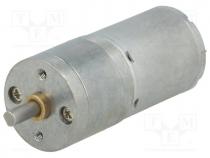 Motor  DC, with gearbox, 12VDC, HP, 99 1, dbl.sided shaft  no, 5.6A