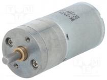 Motor  DC, with gearbox, 12VDC, Medium Power, 20.4 1, 370rpm, 2.1A