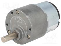 Motor  DC, with gearbox, 3÷12VDC, 3000 1, 0.5rpm, max.21.15Nm, 95mA