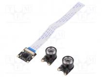 Sensor  camera, 3.3VDC, IC  OV5647, Application  Raspberry Pi