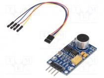Sensor  sound, IC  LM386, Interface  analog, Range 50÷20kHz