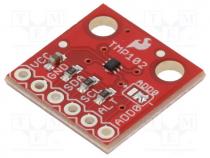 Sensor  temperature sensor, IC  TMP102, Interface  I2C, pin strips