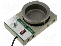 Device  soldering pot, 380W, 200÷450C, 100mm, 230VAC, Plug  EU