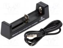 Charger  for rechargeable batteries, Li-Ion, 0.5A