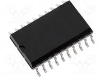 AVR microcontroller, EEPROM 256B, SRAM 1kB, Flash 16kB, SO20-W