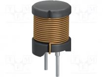 Inductor  wire, THT, 4700uH, 0.14A, 16.5, 10%, Pitch 5mm, 1kHz
