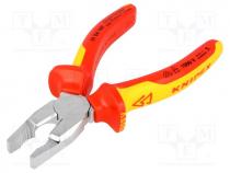 Pliers, insulated, universal, 160mm