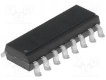 Optocoupler, SMD, Channels 4, Out  transistor, Uinsul 7.5kV