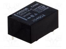 Relay  electromagnetic, SPST-NO, Ucoil  24VDC, 10A/250VAC, 150mW