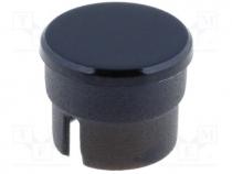 Cap, polyamide, black, 10mm, -20÷70C, Works with  G10