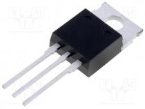 IC  voltage regulator, linear,fixed, 5V, 1A, TO220AB, THT, 0÷125C