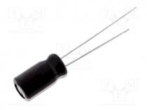 Capacitor  electrolytic, low impedance, THT, 680uF, 63VDC, 20%