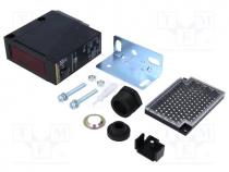 Sensor  photoelectric, Range  0÷4m, SPDT, DARK-ON,LIGHT-ON, 3A