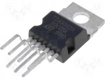 Integrated circuit vert.deflect.amplifier 35V 1.8A SIP7