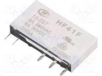 Relay  electromagnetic, SPDT, Ucoil  12VDC, 6A/250VAC, 6A/30VDC, 6A