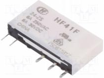 Relay  electromagnetic, SPDT, Ucoil  24VDC, 6A/250VAC, 6A/30VDC, 6A