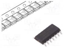 IC  AVR microcontroller, EEPROM  128B, SRAM  256B, Flash  4kB, SO14