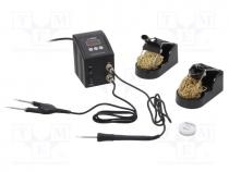 Soldering/desoldering station, digital,with push-buttons, 70W