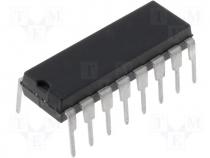 Integrated circuit Quad 2-input multiplex 3-state DIP16