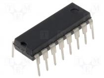 Integrated circuit, quad D register 3-state C DIP16