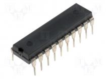 Integrated circuit, 8 bit bi-direct. invert. bus DIP20