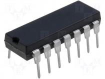 Integrated circuit, 4x Line Receiver DIP14