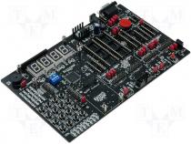 Board for applications with microcontrollers AVR