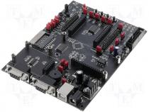 Motherboard for dipARM modules with microcontr. AT91