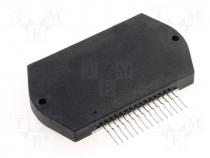 Integrated circuit, 2chann AF-power amplifier 25W SIP15