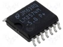 Integrated circuit, voltage regulator 5V 0,5A SOL14