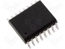 Integrated circuit dual PWM motor driver 30V SOIC16