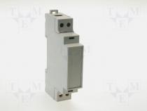 Box for DIN rail mounting